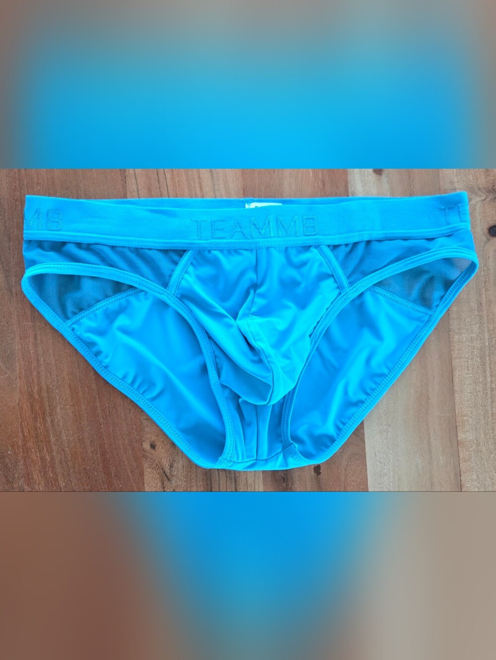 Teamm 8 Men's Briefs - Bright Aqua Blue